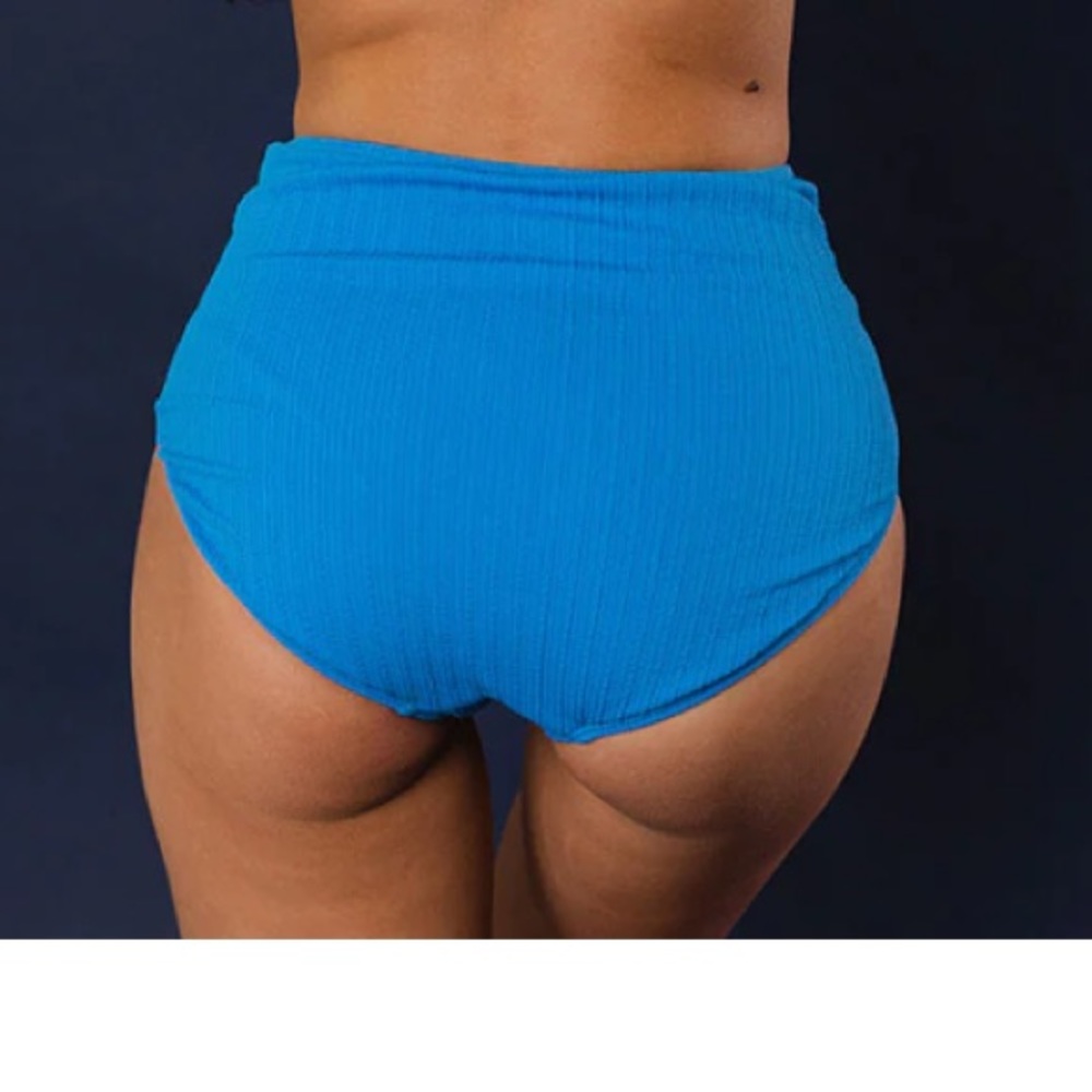 Albion fit cobalt blue high waisted swim bottoms medium
